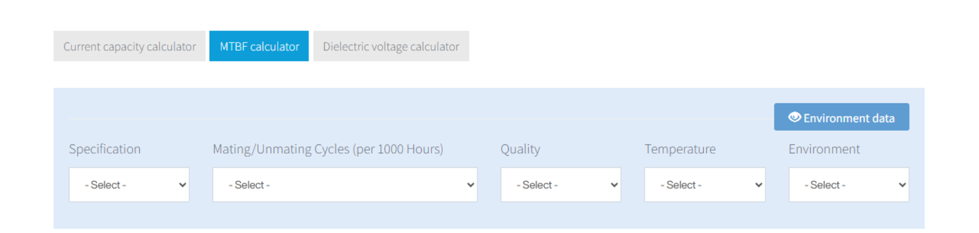 MTBF Calculator Nicomatic